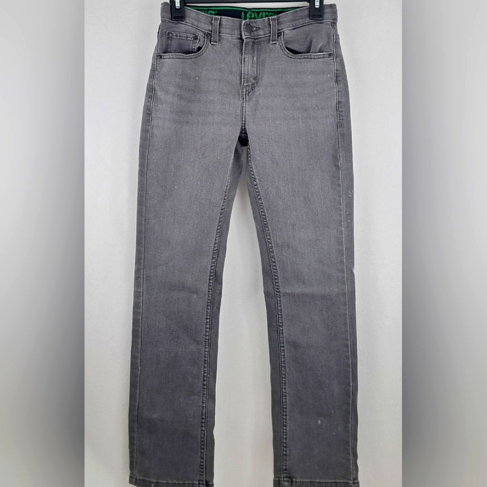 Levi's 511 Boy's Jeans Grey sz 14 R - Picture 2 of 9